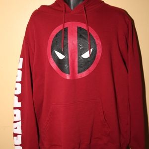 Marvel Deadpool Sweater Hoodie mens Sz.XL